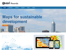 Tablet Screenshot of esri.rw