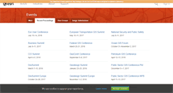Desktop Screenshot of proceedings.esri.com