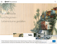 Tablet Screenshot of esri.de